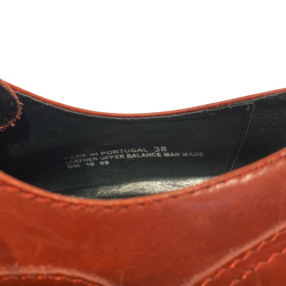Dromedaris Red Oxfords Anti-Skid Outsoles with Rocker Bottoms Size US 7 - Picture 8 of 10